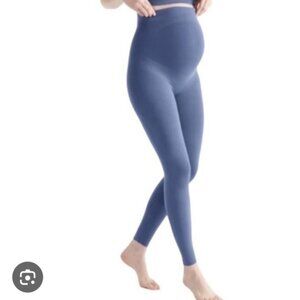 Knix Light Blue High Waisted Maternity Leggings
